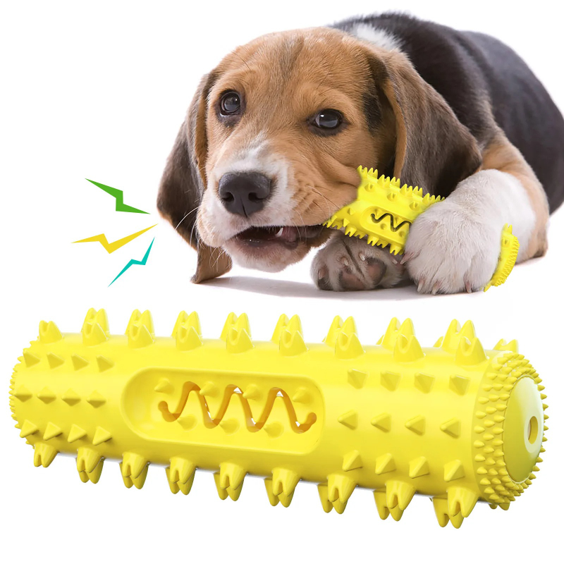 Rubber Treat Dispensing Dog Toy - Giocattolo da masticare per cani con