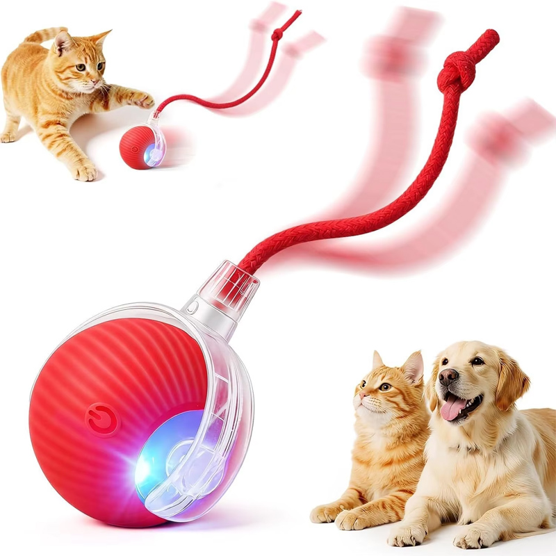 Automatic Moving Dog Ball - Nuova Palla Interattiva per Cani, Giocattolo