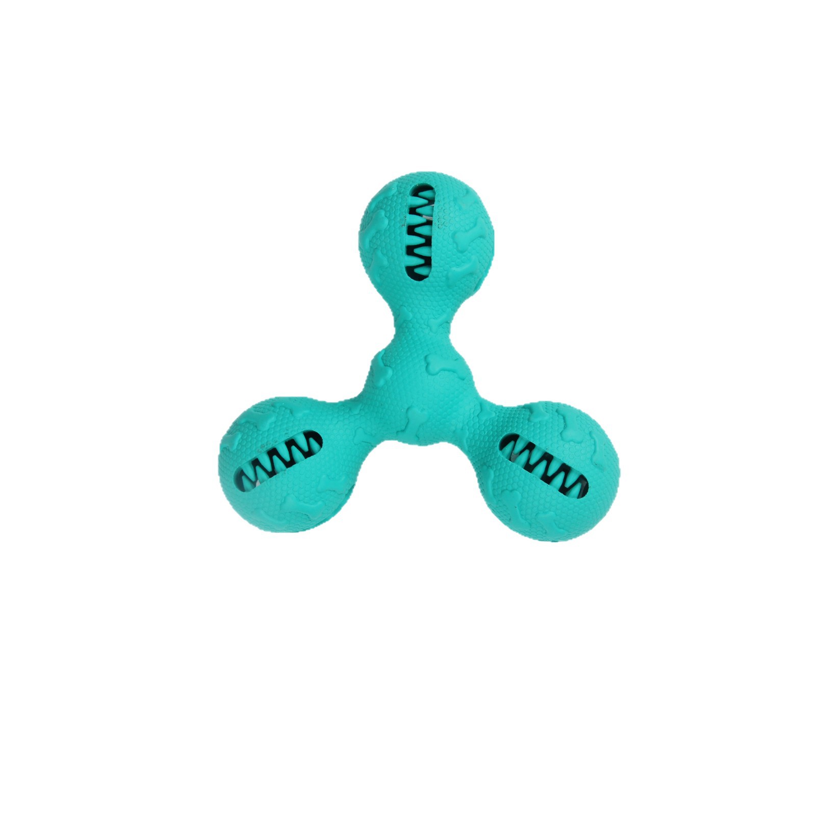 Rubber Treat Dispensing Dog Toy - Palla in gomma per l'addestramento del