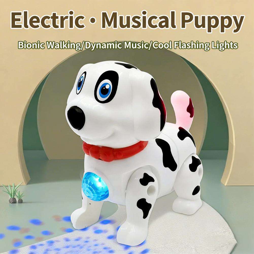 Suction Cup Dog Tug Toy - Cane Robot Elettrico Interattivo con Luci