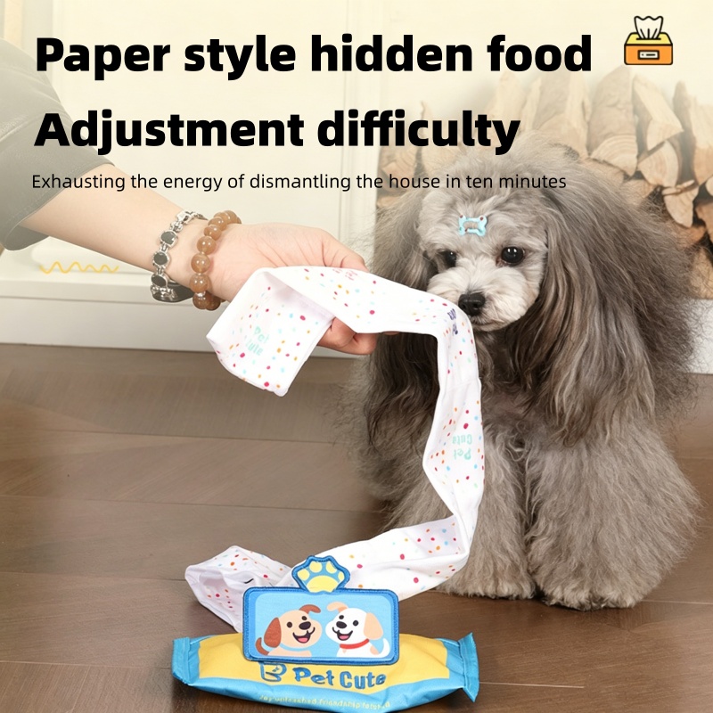 Interactive Squeaky Plush Dog Toy - Giocattolo Interattivo per Cani per Ricerca