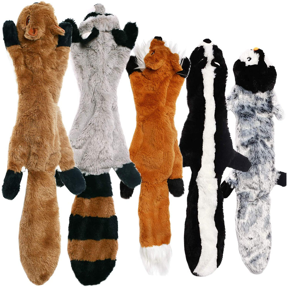 Indestructible Dog Chew Toy - Divertente animale simulato senza farcito giocattolo