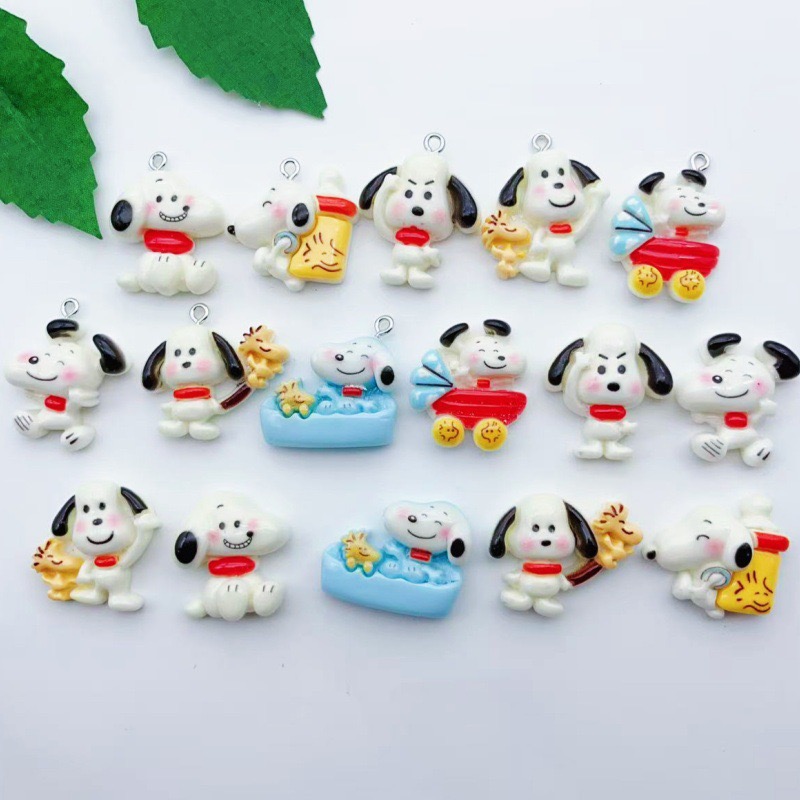 Dog Toys - 12 pendenti in resina a forma