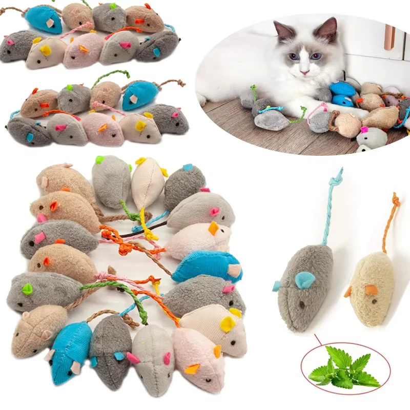 5 pezzi sonaglio gatto mouse g - Catnip Interactive Plush Mouse recensione e prezzo