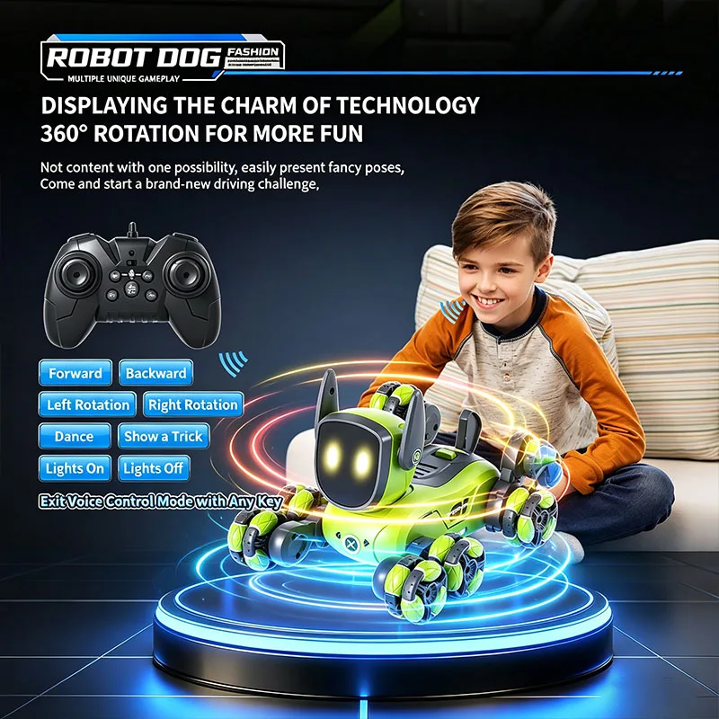 JJRC Q200 2026 Robot RC Giocat - Interactive Squeaky Plush Dog Toy recensione e prezzo