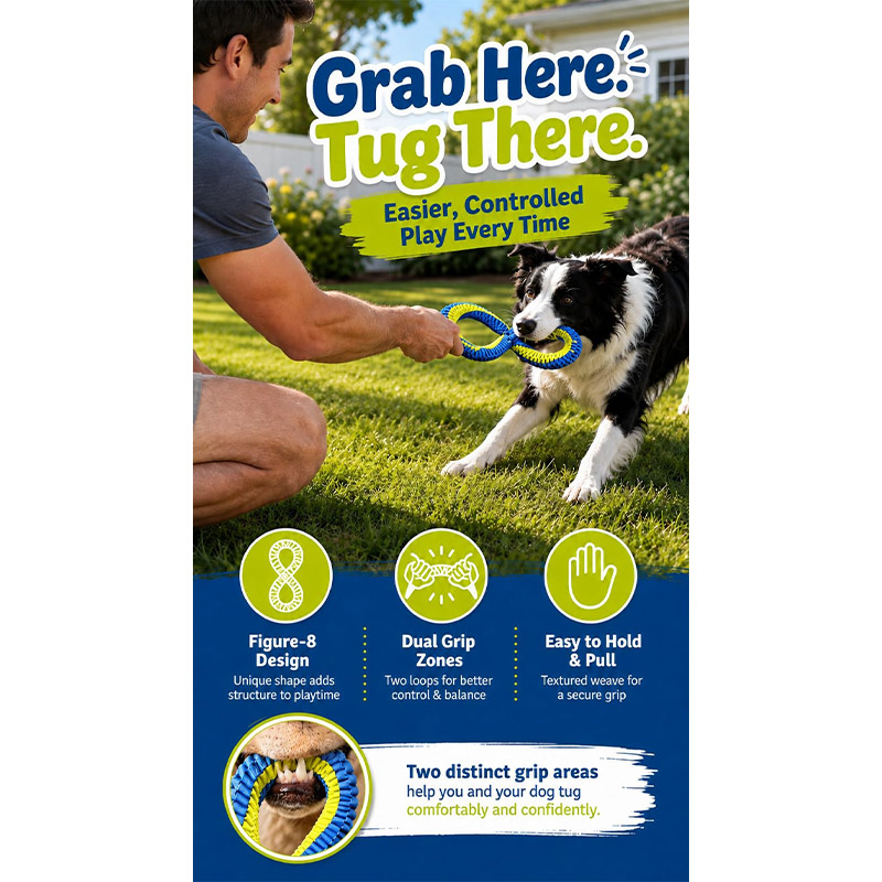 Giocattolo a corda per la puli - Dog Rope Toy Aggressive Chewers recensione e prezzo