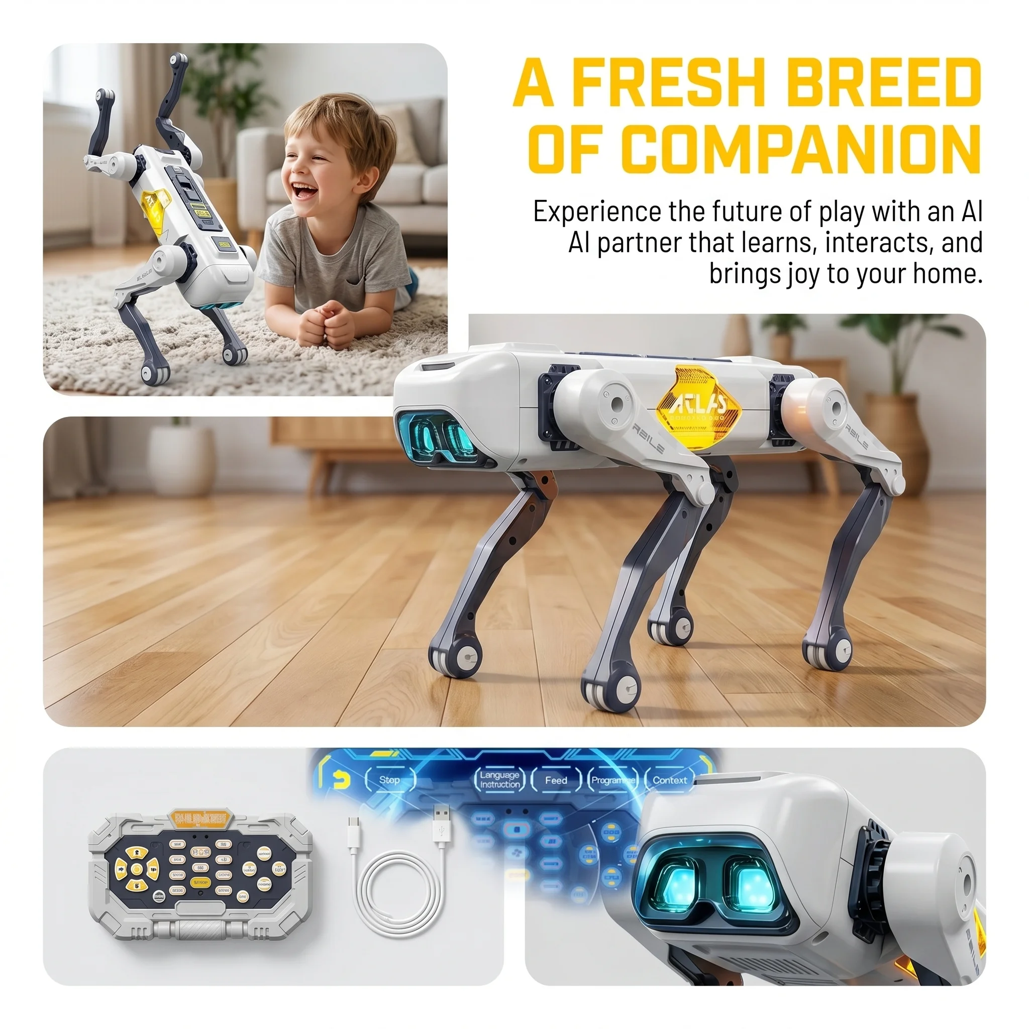Cane Robot Intelligente AI, Co - Dog Toys recensione e prezzo