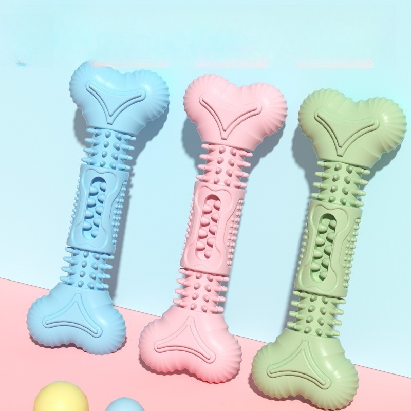 Nuovo Set di Giocattoli Resist - Teeth Cleaning Dog Chew Bone recensione e prezzo