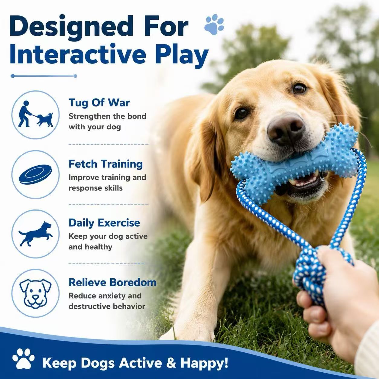 Giocattoli da masticare per ca - Dog Rope Toy Aggressive Chewers recensione e prezzo