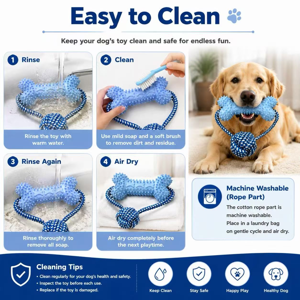Giocattoli da masticare per ca - Dog Rope Toy Aggressive Chewers recensione e prezzo